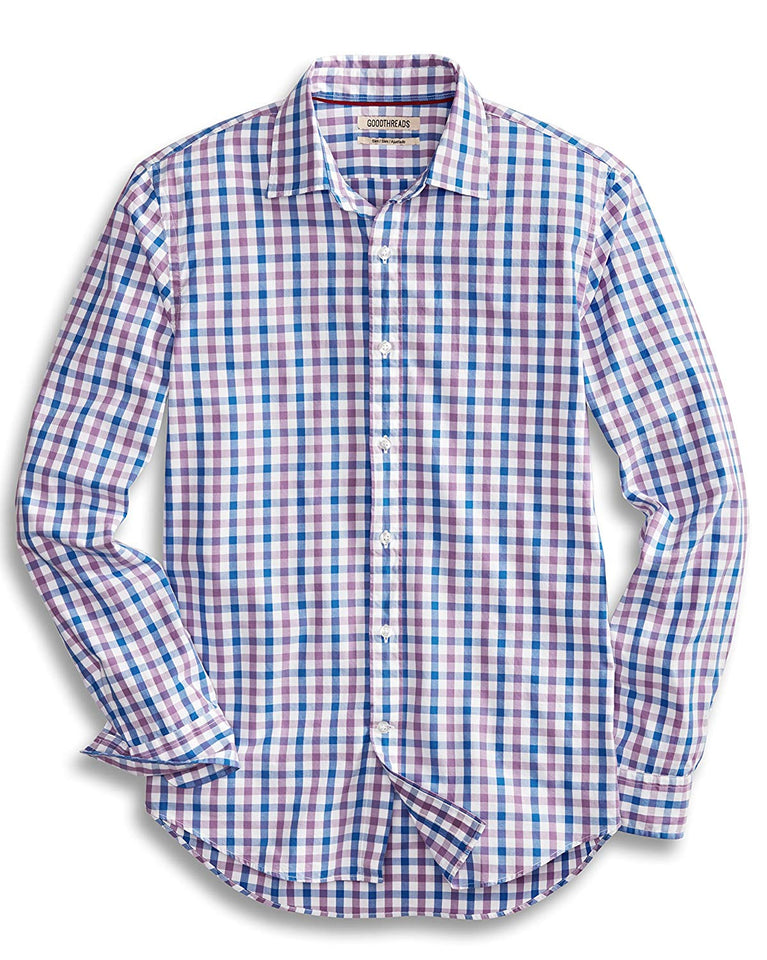 Goodthreads - Playera de Manga Larga para Hombre