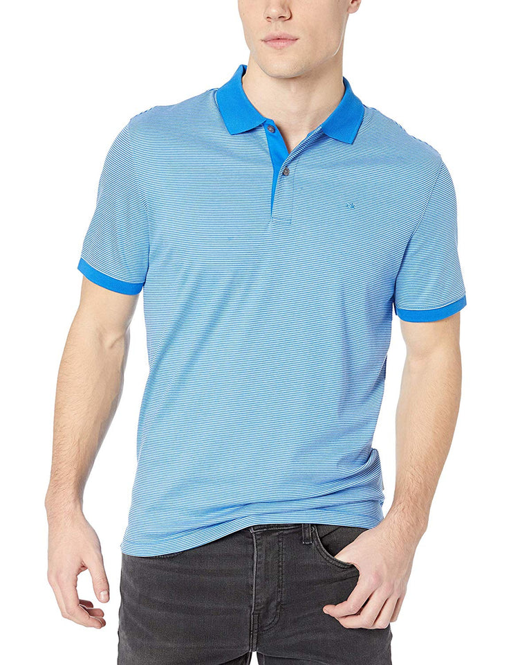 Calvin Klein Liquid Touch Polo sólido con protección UV para Hombre